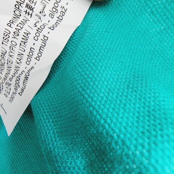 Zara Cotton Mini Skirt with Floral Beading & Embroidery Size Medium Teal - Picture 7 of 9